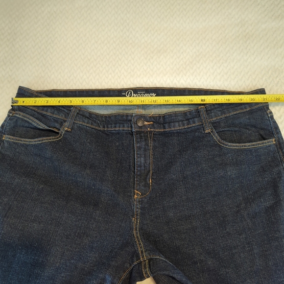 Old Navy Jeans The Dreamer Cotton Spandex Straight Leg Women's Plus Size 20 - Picture 4 of 7